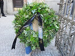 Smutení vnce na poheb Jiího Bartoky. (20. kvtna 2025)