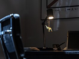 Ve Dvoákov síni je vytvoena replika kanceláe Jiího Bartoky. (20. kvtna...