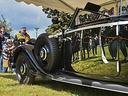 Opravený automobil �í�ského protektora Reinharda Heydricha v Památníku...