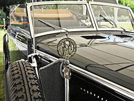 Opravený automobil �í�ského protektora Reinharda Heydricha v Památníku...