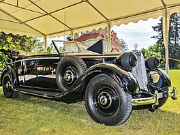 Opravený automobil �í�ského protektora Reinharda Heydricha v Památníku...