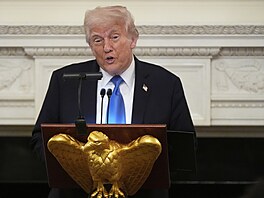 Americký prezident Donald Trump (20. kvtna 2025)