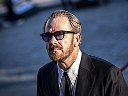 Herec Stanislav Majer pichází na rozlouení s Jiím Bartokou v Rudolfinu (20....