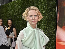 Cynthia Nixonová v New Yorku na premié�e t�etí �ady seriálu A jak to bylo...