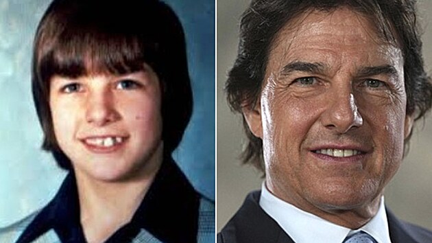 Herec Tom Cruise jako mal� chlapec a dnes