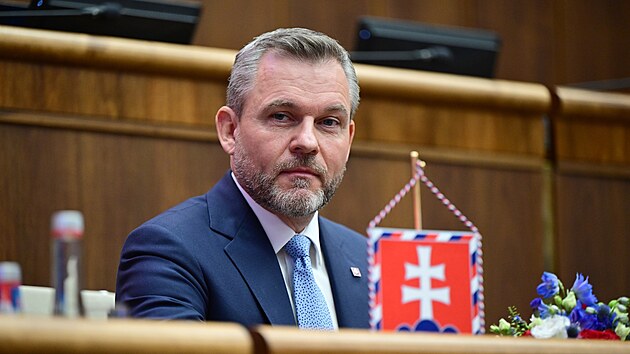 Slovensk� prezident Peter Pellegrini v N�rodn� rad� (28. kv�tna 2025)