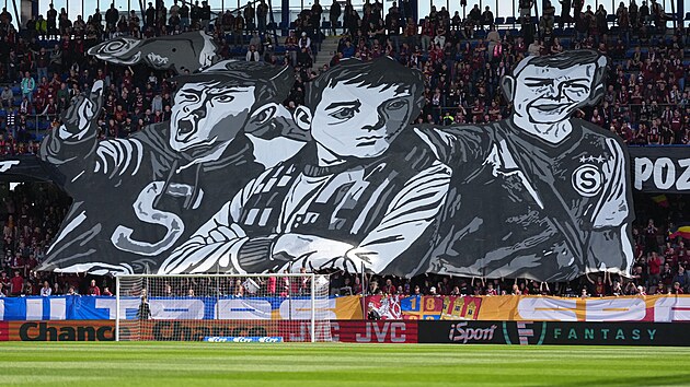 Choreo sparanskch fanouk ped poslednm zpasem sezony