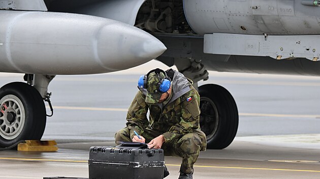 Odlet sthaek Gripen na misi na Island (22. kvtna 2025)