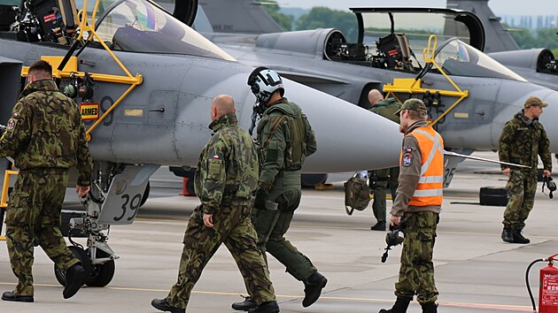 Odlet sthaek Gripen na misi na Island (22. kvtna 2025)