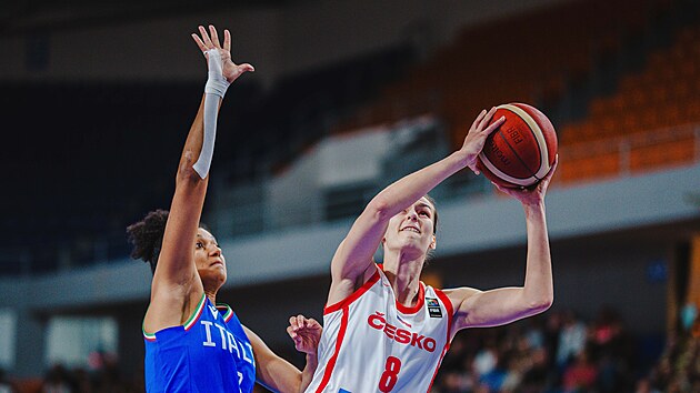 esk basketbalistky se bhem turnaje FIBA Womens EuroBasket v Brn stetnou s velmi silnmi soupei