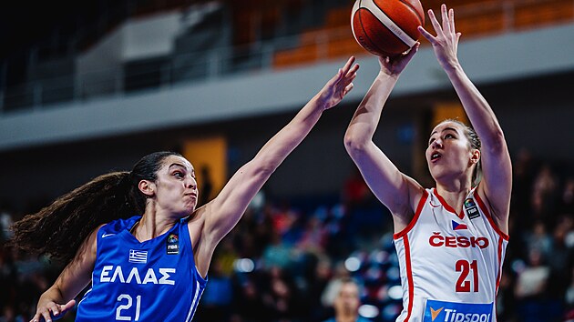 esk basketbalistky se bhem turnaje FIBA Womens EuroBasket v Brn stetnou s velmi silnmi soupei