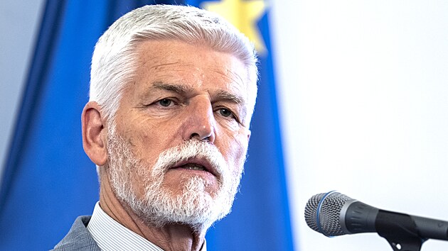 Prezident Petr Pavel po jednání nejvyšších ústavních činitelů na Pražském hradě