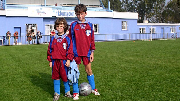 Kl�ra Cvr�kov� za��nala s fotbalem spole�n� s bratrem na pra�sk�m Zli��n�.