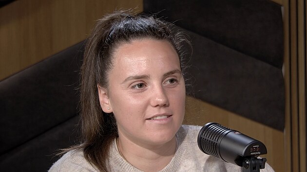 Kl�ra Cvr�kov� v po�adu FotbalOna.