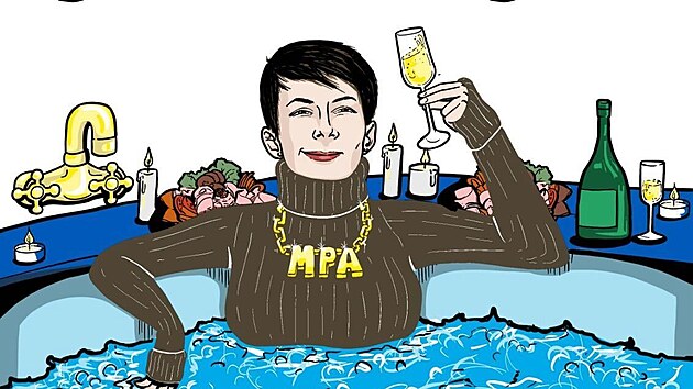 Alena Schillerov vydala vlastn knihu. Text doplnila karikaturami vldnch politik. (24. kvtna 2025)