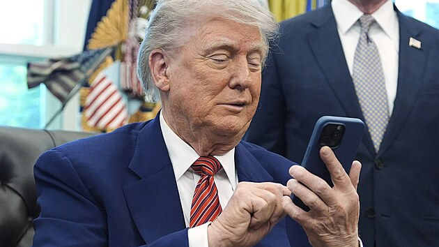 Donald Trump v Ovln pracovn (23. kvtna 2025)