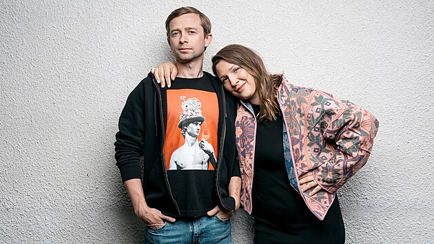Luk� P��kazk� a jeho man�elka Veronika P��kazk�