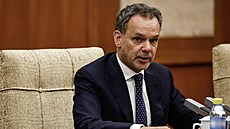 Nizozemský ministr zahrani�í Caspar Veldkamp (22. kv�tna 2025)