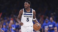 Anthony Edwards z Minnesota Timberwolves bhem finále Západní konference.
