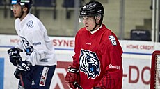 Adrien Bartovi na tréninku Bílých Tygr Liberec.
