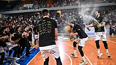 Nymburtí basketbalisté slaví titul z NBL.