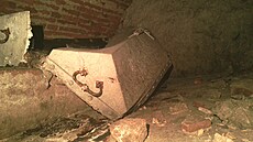 V podzemí olomoucké katedrály sv. Václava nedaleko sídla arcibiskupství...