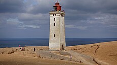 Maják Rubjerg Knude je jedním z nejkrásn�j�ích a nejfotografovan�j�ích maják�...