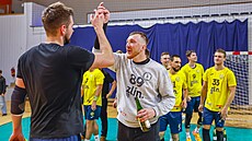 Zlíntí házenkái slaví postup do extraligy.