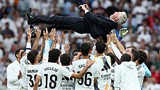 Trenér Carlo Ancelotti se louí s Realem Madrid.
