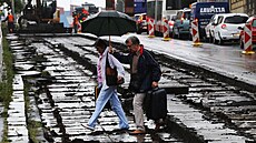 Plzeská ulice v Praze, rekonstrukce tramvajové trati (2015)