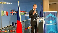 éf Aliance Mark Rutte zahajuje výstavu k 25 letm Dn NATO v Ostrav v...