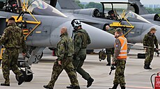 Odlet stíhaek Gripen na misi na Island (22. kvtna 2025)