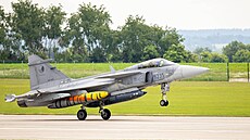 Odlet stíhaek Gripen na misi na Island (22. kvtna 2025)