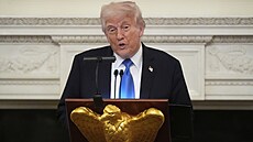Americký prezident Donald Trump (20. kvtna 2025)