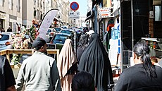 Muslimové v francouzském Marseille (8. dubna 2025)