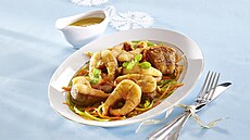 �tika s pikantní omá�kou + stepy