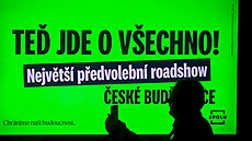 Premiér Petr Fiala ve stedu dorazil  na dalí zastávku v rámci pedvolebního...