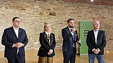 Ministryn obrany a jedinika praské kandidátky koalice SPOLU Jana ernochová,...