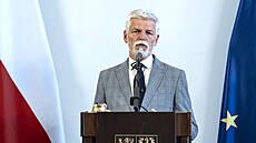 Prezident Petr Pavel po jednání nejvyích ústavních initel na Praském hrad