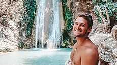 Boulivý vodopád Neda waterfall, nacházející se v jihozápadní ásti poloostrova...