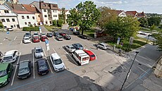 Severní ást Smetanova námstí v Havlíkov Brod má stále podobu, kterou mu...