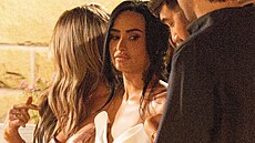 Demi Lovato na zkou�ce svatby.