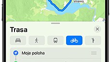Aktualizace Apple Map v iOS 18
