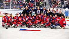 �e�tí para hokejisté s bronzovými medailemi na Sv�tovém turnaji v Ostrav�.