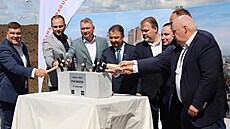 U stanice metra C Opatov v Praze 11 v úterý za�ala stavba roky p�ipravovaného...