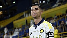 Cristiano Ronaldo nastupuje k ligovému zápasu v dresu an-Nasru.