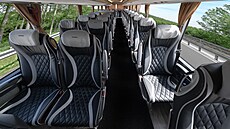 Prostor, klid a výhled  horní patro tídy Relax autobus RegioJet je ideální...