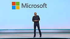 �éf Microsoftu Satya Nadella na konferenci Build 2025