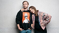 Luká� P�íkazký a jeho man�elka Veronika P�íkazká