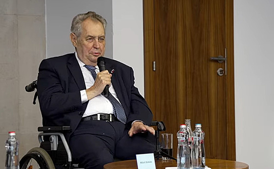 Bývalý prezident Milo Zeman na setkání Spolen ve stední Evrop, které...